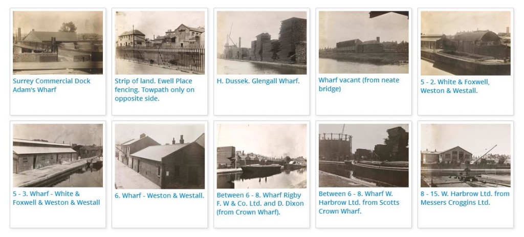 10 thumbnail images of canal-side properties